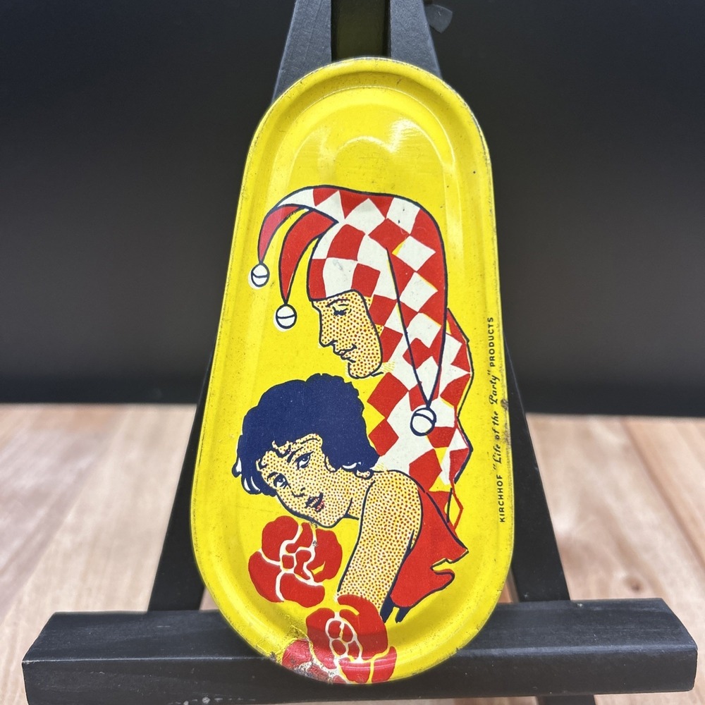 Vtg Noisemaker 1950s Naughty Joker New Years Party